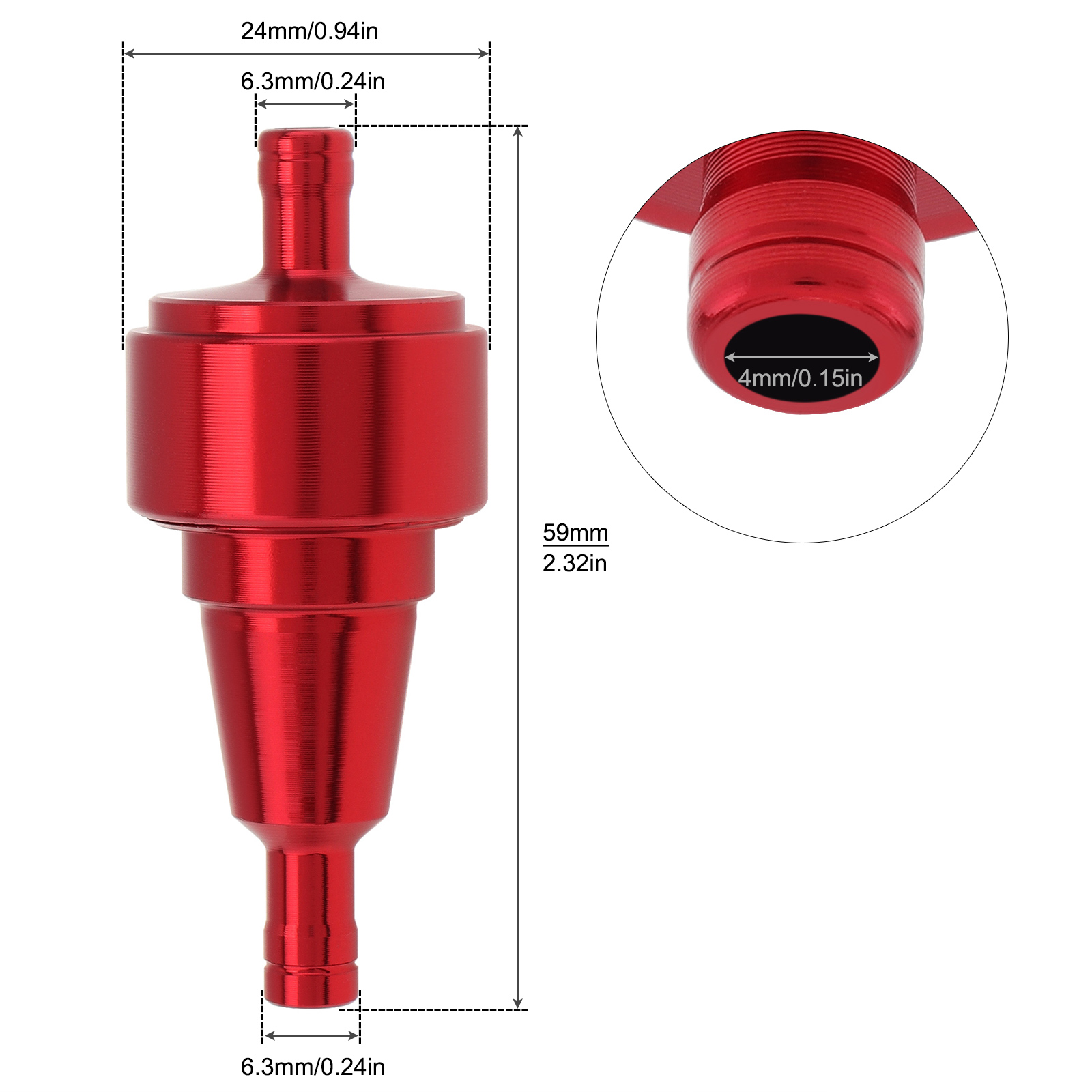 1/4 дюйма, 6 мм, топливный фил – обзор и цена Motorcycle Oil Filter