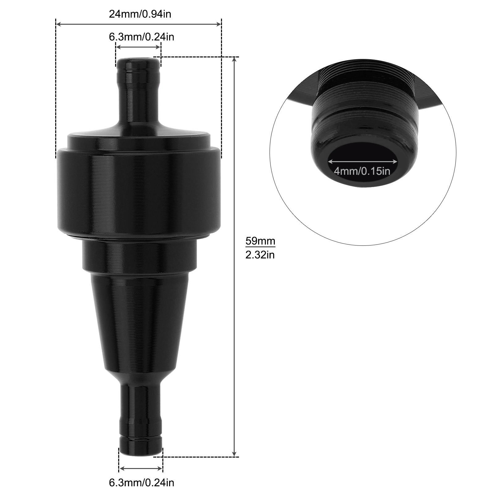 1/4 дюйма, 6 мм, топливный фил – обзор и цена Motorcycle Oil Filter